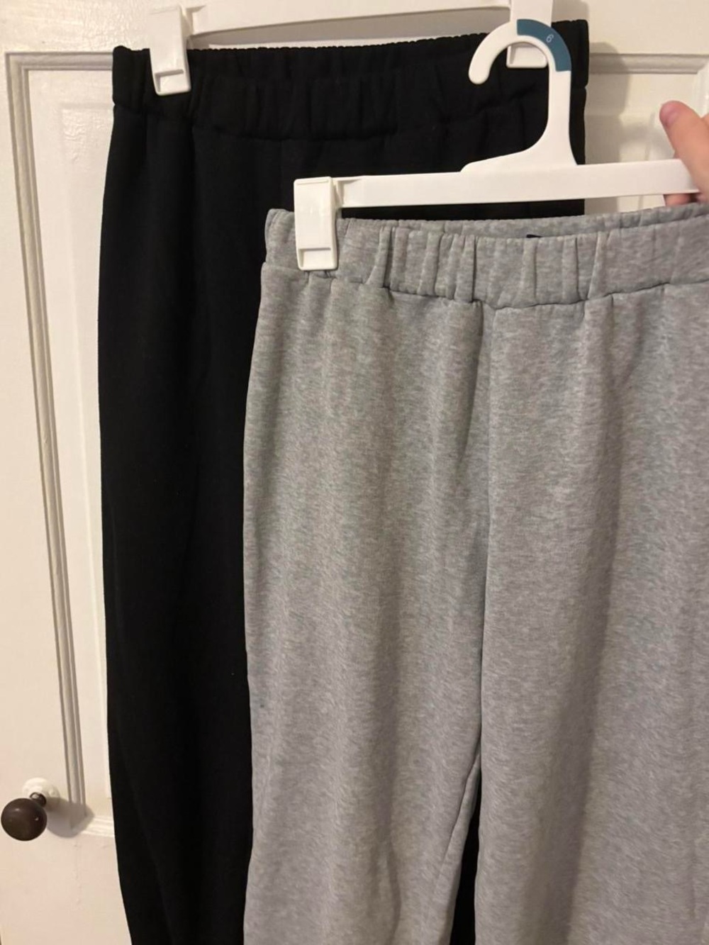 SHEIN Light Gray Elastic Waistband Sweatpants